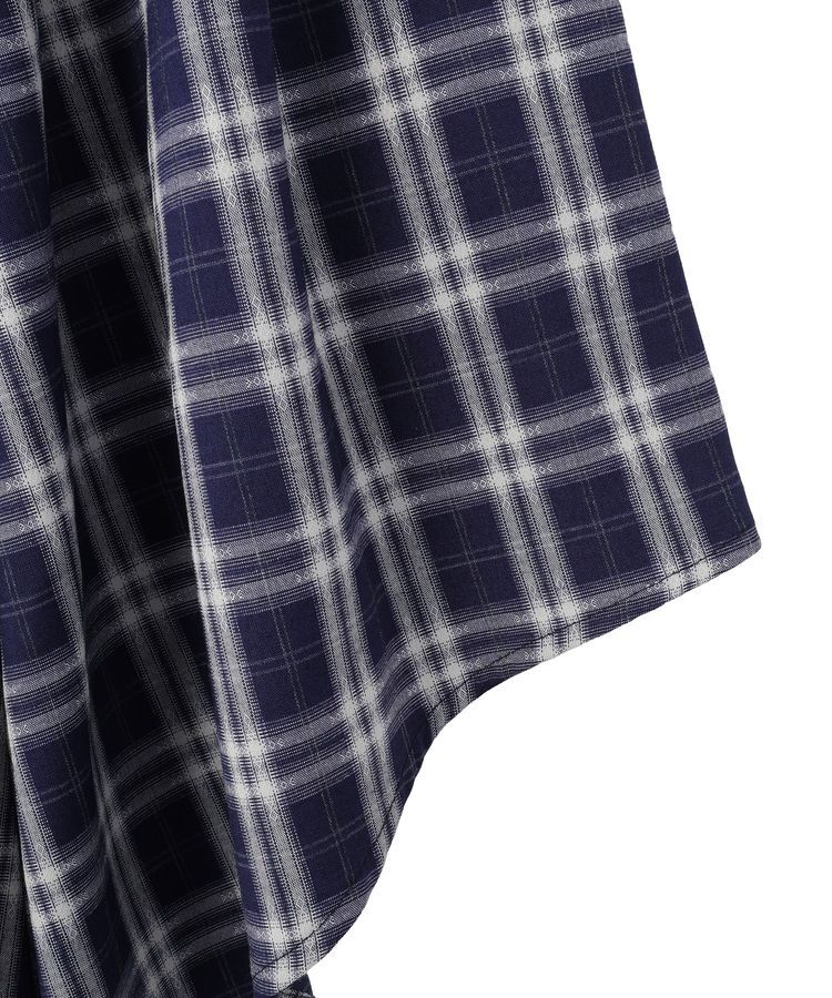 earth music&ecology「イレヘムチェックシャツライクスカート」|フレア|