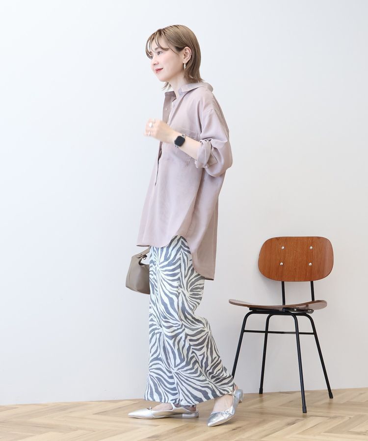 AMERICAN HOLIC「シアーボイルオーバーシルエットシャツ」|シャツ・ブラウス|