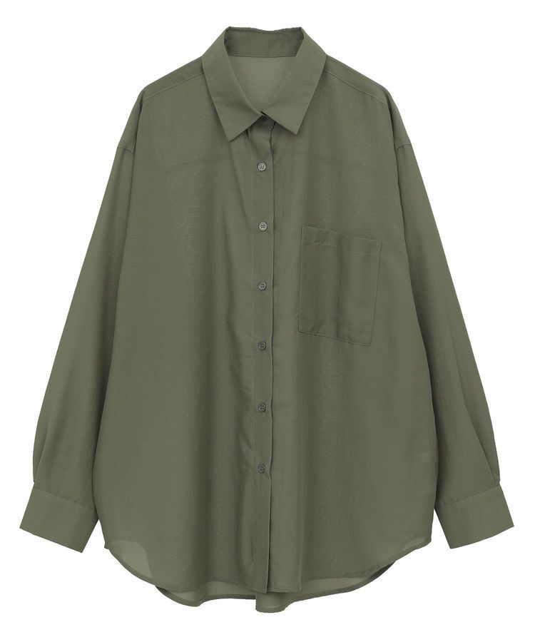 AMERICAN HOLIC「シアーボイルオーバーシルエットシャツ」|シャツ・ブラウス|