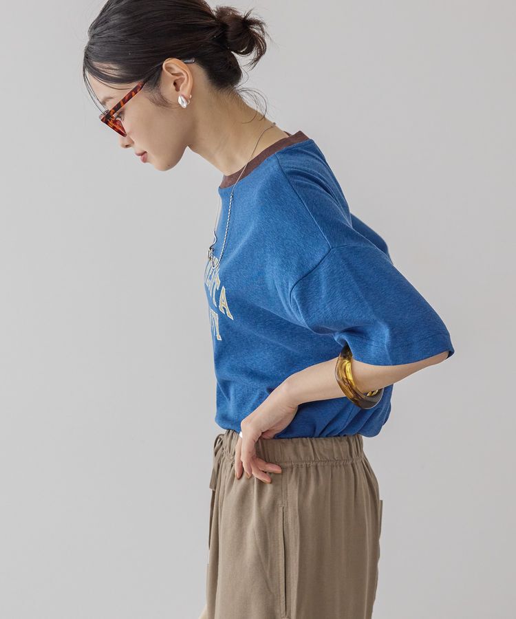 AMERICAN HOLIC「ロゴ入りヴィンテージ半袖プルオーバー」|Tシャツ・カットソー|