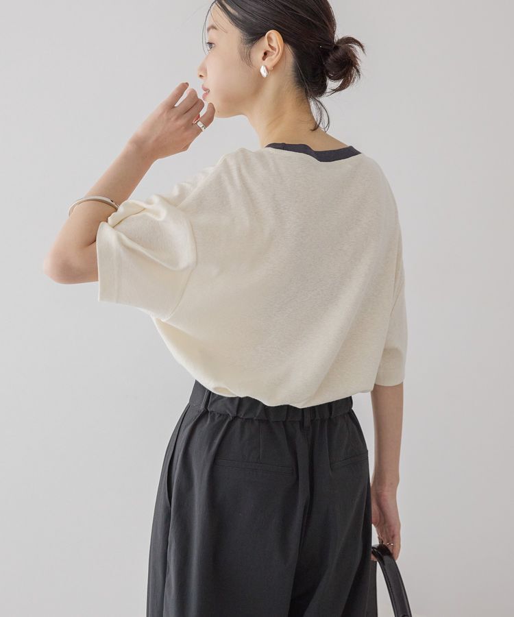 AMERICAN HOLIC「ロゴ入りヴィンテージ半袖プルオーバー」|Tシャツ・カットソー|