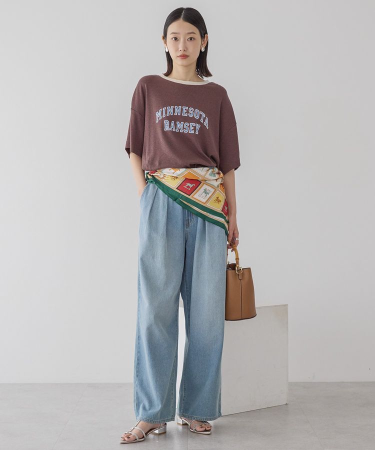 AMERICAN HOLIC「ロゴ入りヴィンテージ半袖プルオーバー」|Tシャツ・カットソー|