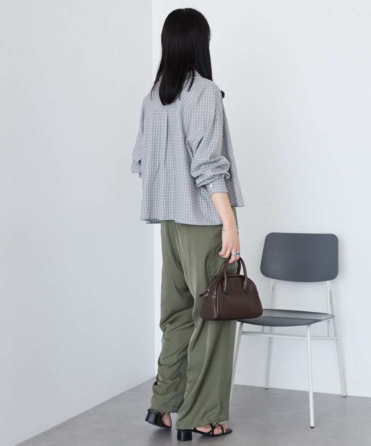 AMERICAN HOLIC「イージーケアチェックショート丈シャツ」|シャツ・ブラウス|