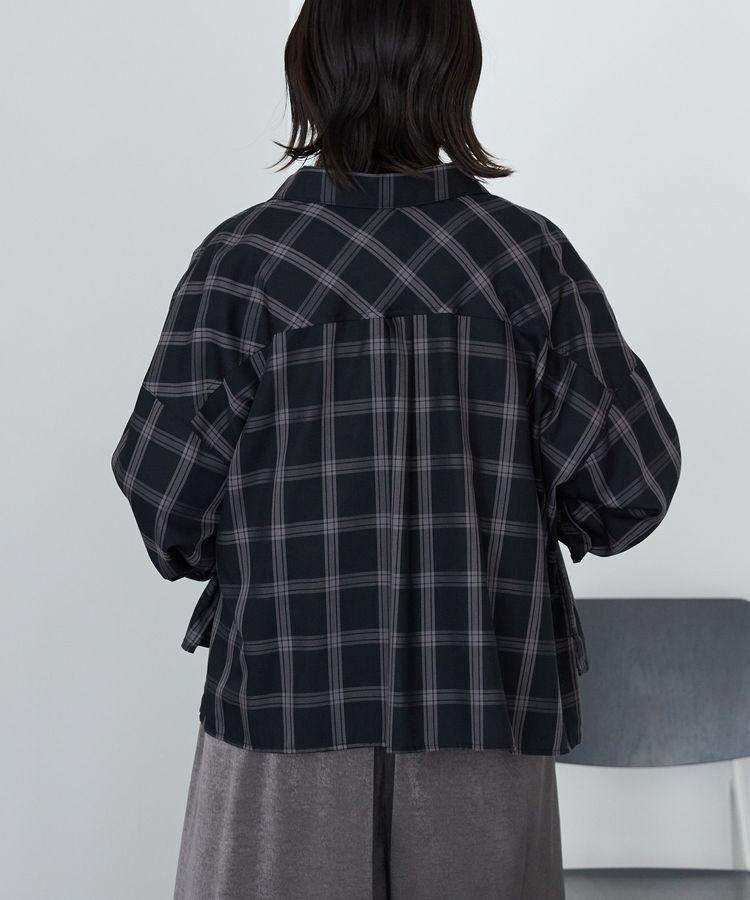 AMERICAN HOLIC「イージーケアチェックショート丈シャツ」|シャツ・ブラウス|