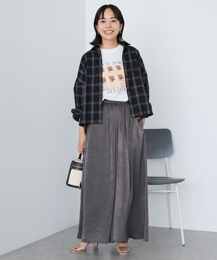 AMERICAN HOLIC「イージーケアチェックショート丈シャツ」|シャツ・ブラウス|