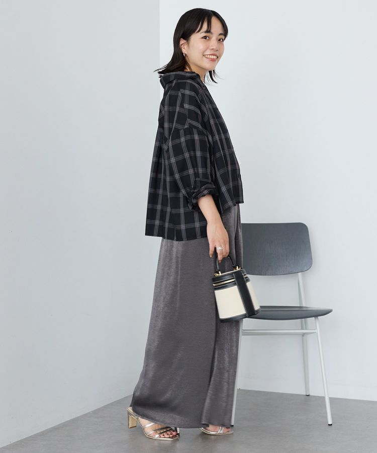 AMERICAN HOLIC「イージーケアチェックショート丈シャツ」|シャツ・ブラウス|