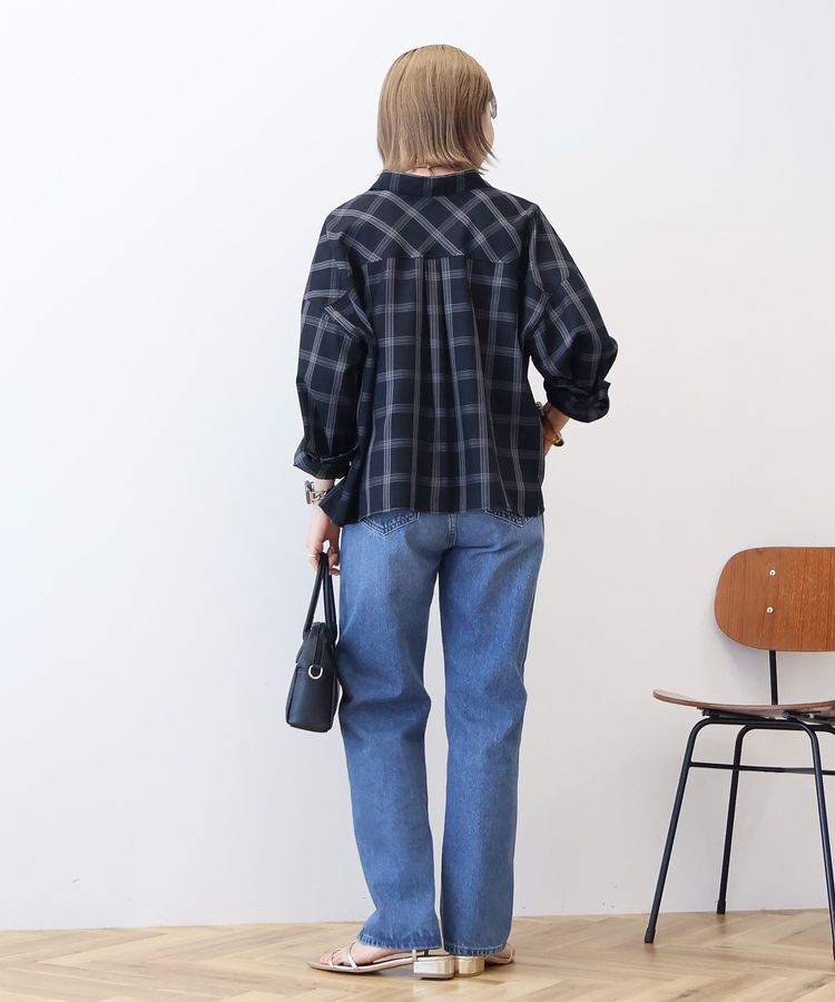 AMERICAN HOLIC「イージーケアチェックショート丈シャツ」|シャツ・ブラウス|