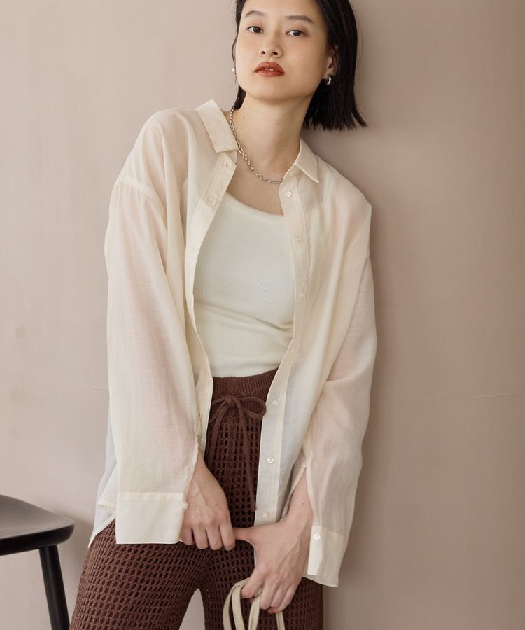 AMERICAN HOLIC「ラスターシアーシャツ」|シャツ・ブラウス|