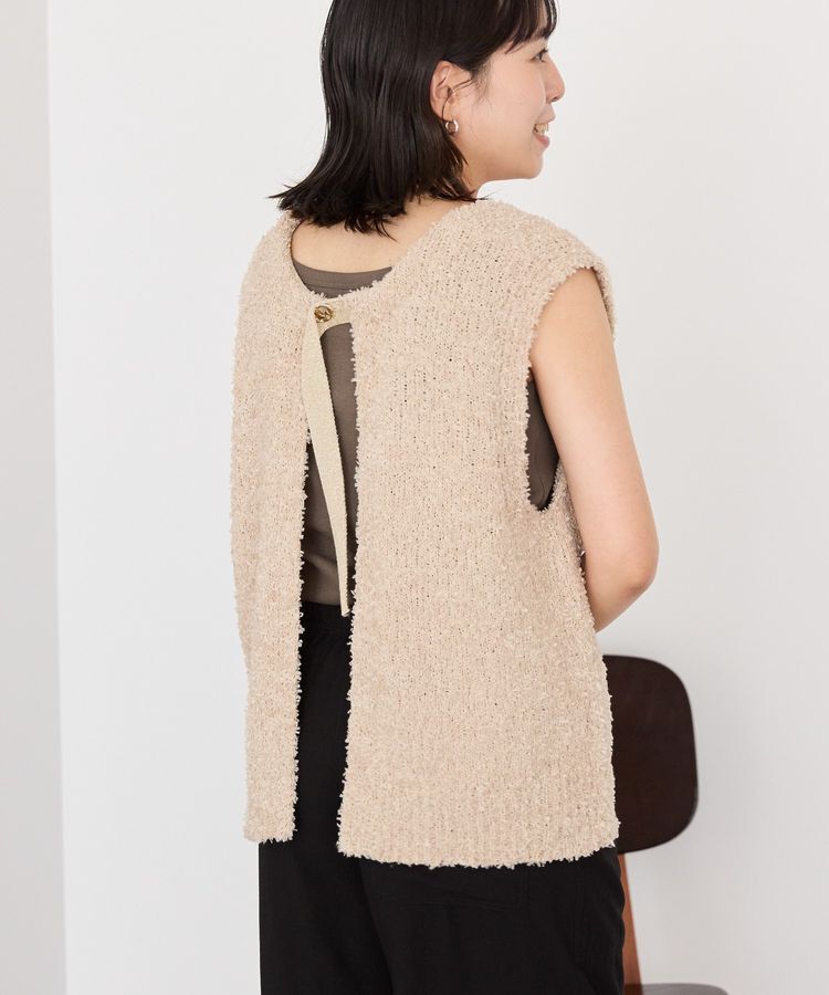 AMERICAN HOLIC「テープヤーンバックシャンベスト」|ベスト・ジレ|