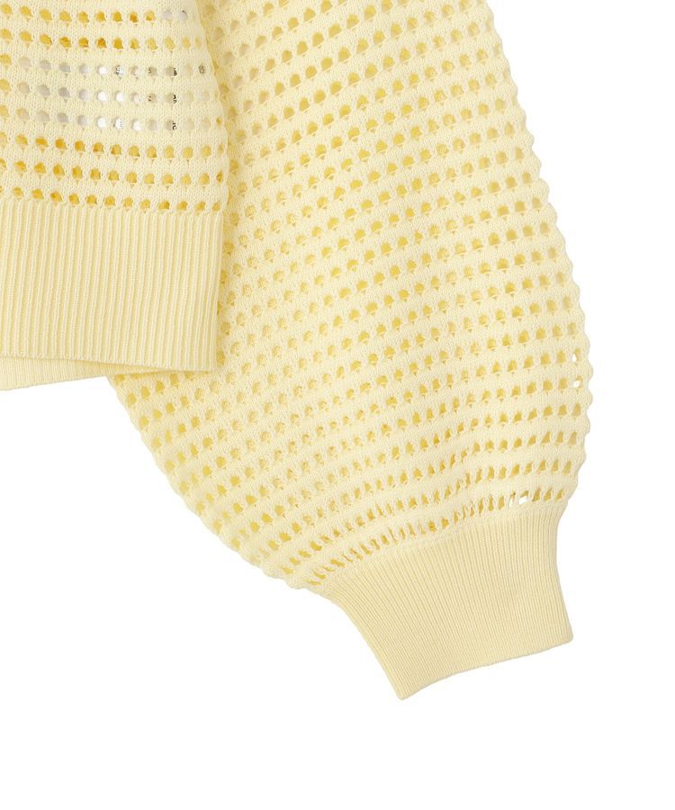 AMERICAN HOLIC「ジップアップメッシュニットカーディガン【WEB限定カラー有り】」|カーディガン|