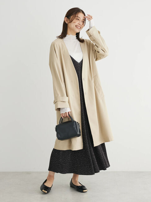 Green Parks「撥水加工　ケア楽着流しコート」|その他|Beige