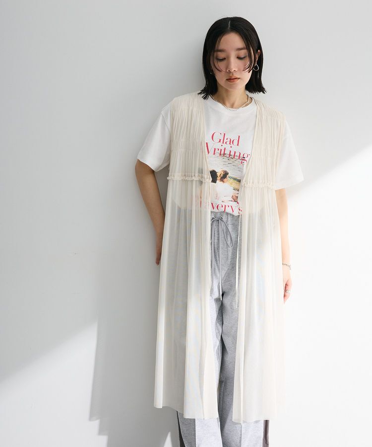 Green Parks「メッシュシャーリングレイヤーワンピース」|ワンピース|