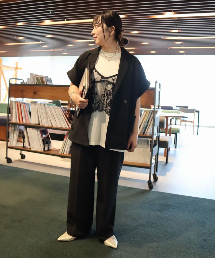 Green Parks「レースビスチェドッキングチュニック」|チュニック|