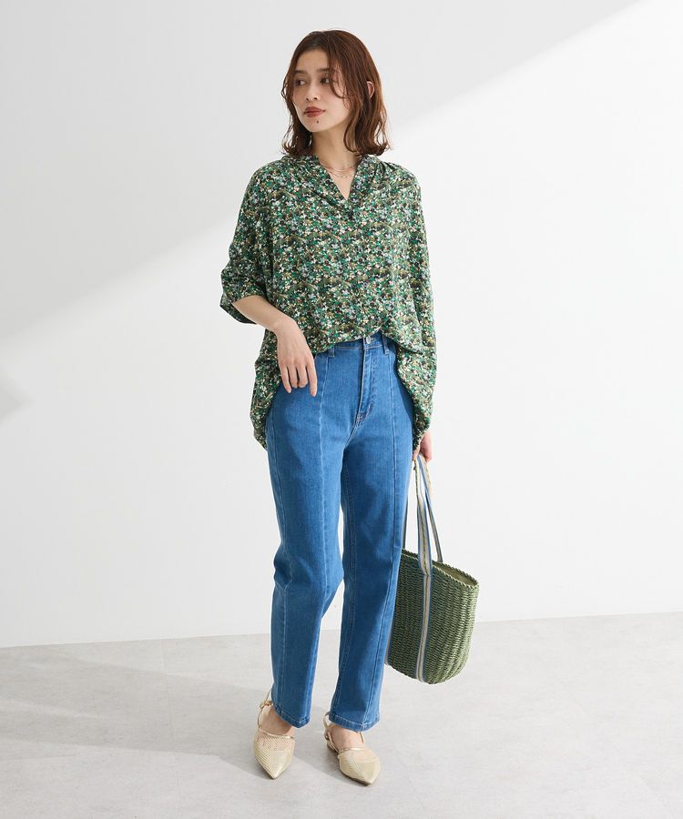 Green Parks「接触冷感ストレッチスキニーパンツ」|デニム|