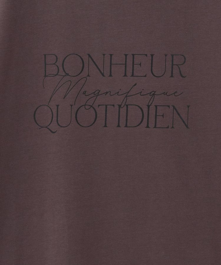Green Parks「フレンチスリーブ筆記体ロゴチュニック」|チュニック|