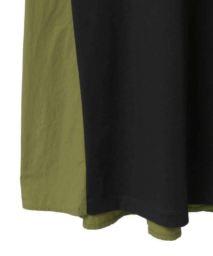 Green Parks「ナイロンドッキングロゴワンピース」|ワンピース|