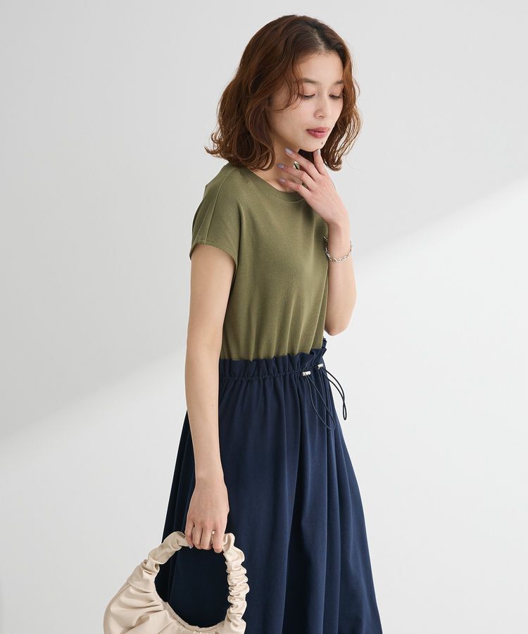 Green Parks「・SUGAR SPOONフレンチリブドッキングワンピ」|ワンピース|