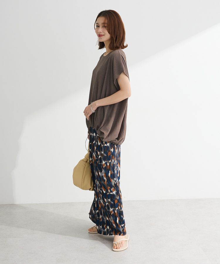 Green Parks「表面カット裾ドロストプルオーバー」|Tシャツ・カットソー|