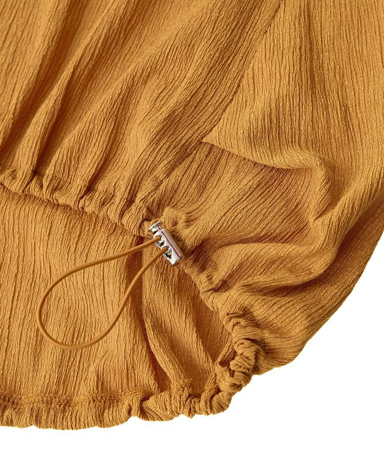 Green Parks「表面カット裾ドロストプルオーバー」|Tシャツ・カットソー|