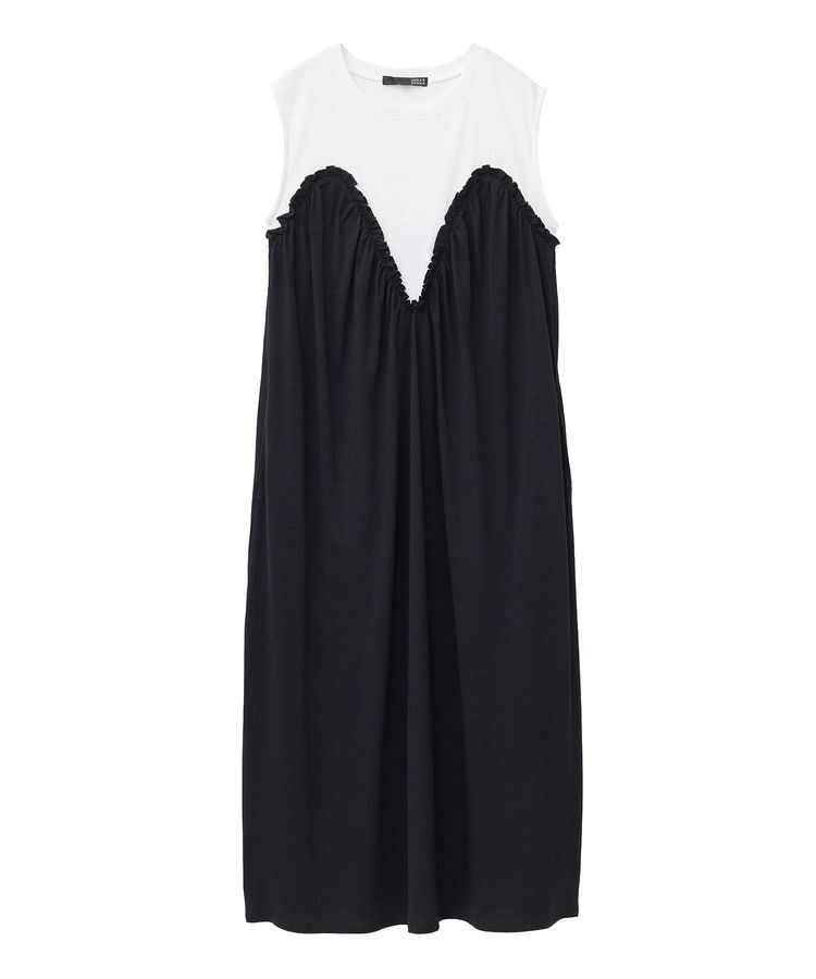 Green Parks「・SUGAR SPOON ギャザーノースリーブワンピ」|ワンピース|