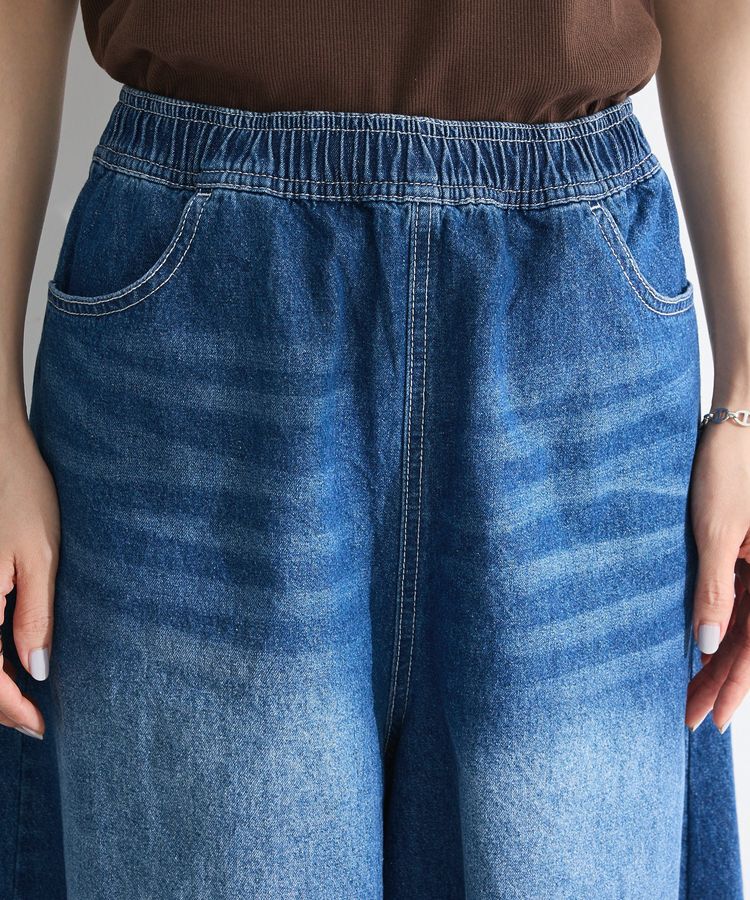 Green Parks「・DOUBLE FLAGS ワイドデニムハーフパンツ」|その他|