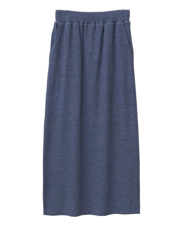 Green Parks「・ELENCARE DUE リブナロースカート」|タイト|Navy