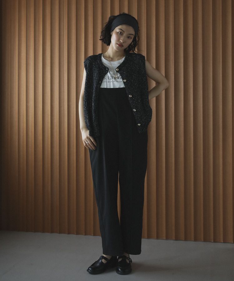 Green Parks「ノースリーブフェミニンロゴプルオーバー」|Tシャツ・カットソー|