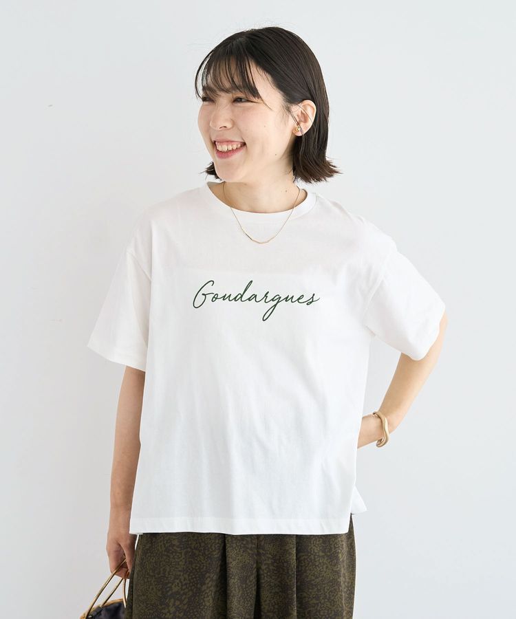 Green Parks「フロッキー筆記体ロゴボックスTシャツ」|Tシャツ・カットソー|
