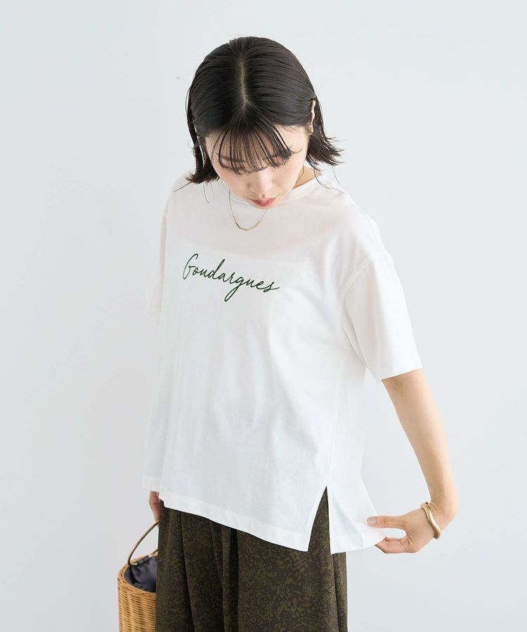 Green Parks「フロッキー筆記体ロゴボックスTシャツ」|Tシャツ・カットソー|