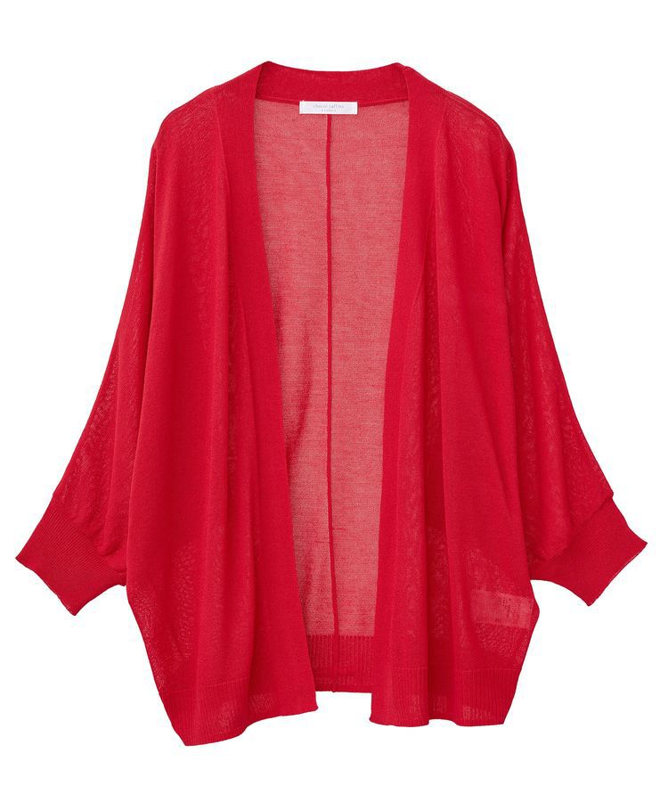 Green Parks「接触冷感七分袖カーディガン」|カーディガン|