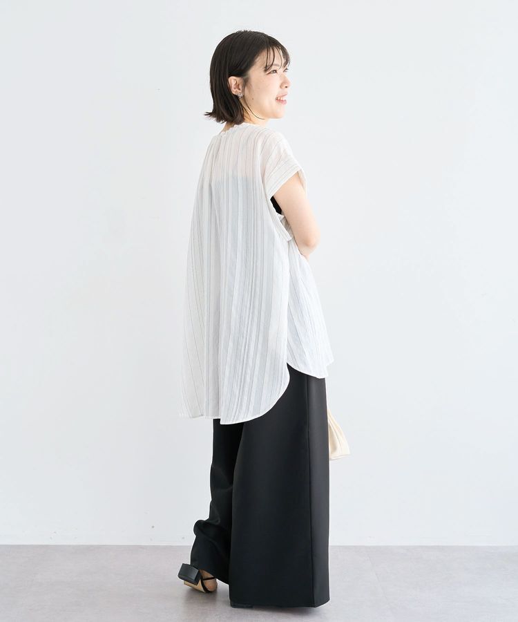 Green Parks「ドロストネックフレンチスリーブブラウス」|シャツ・ブラウス|