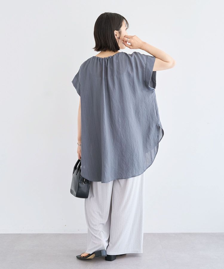 Green Parks「ドロストネックフレンチスリーブブラウス」|シャツ・ブラウス|