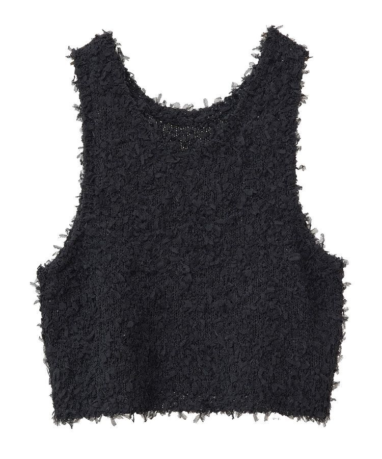 Green Parks「・swing by 2wayチュールヤーンベスト」|ベスト・ジレ|