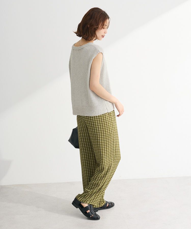 Green Parks「ツィード風金釦ニットベスト」|ベスト・ジレ|