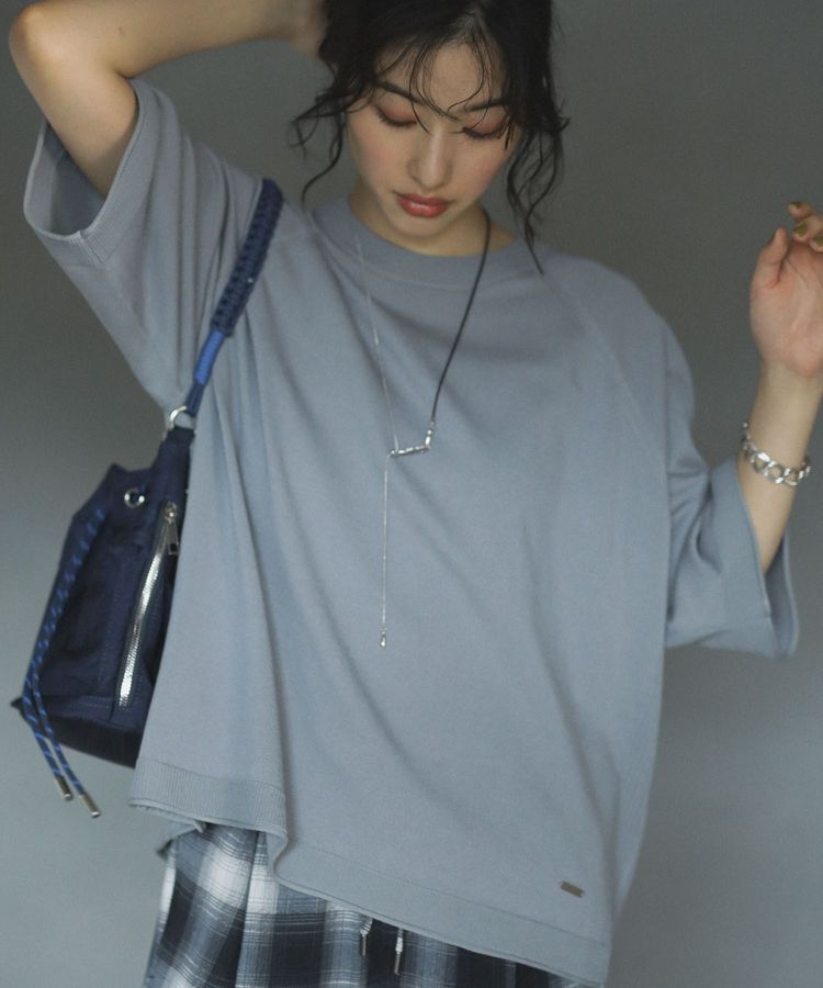 Green Parks「トレーナー風ニットプルオーバー」|ニット・セーター|