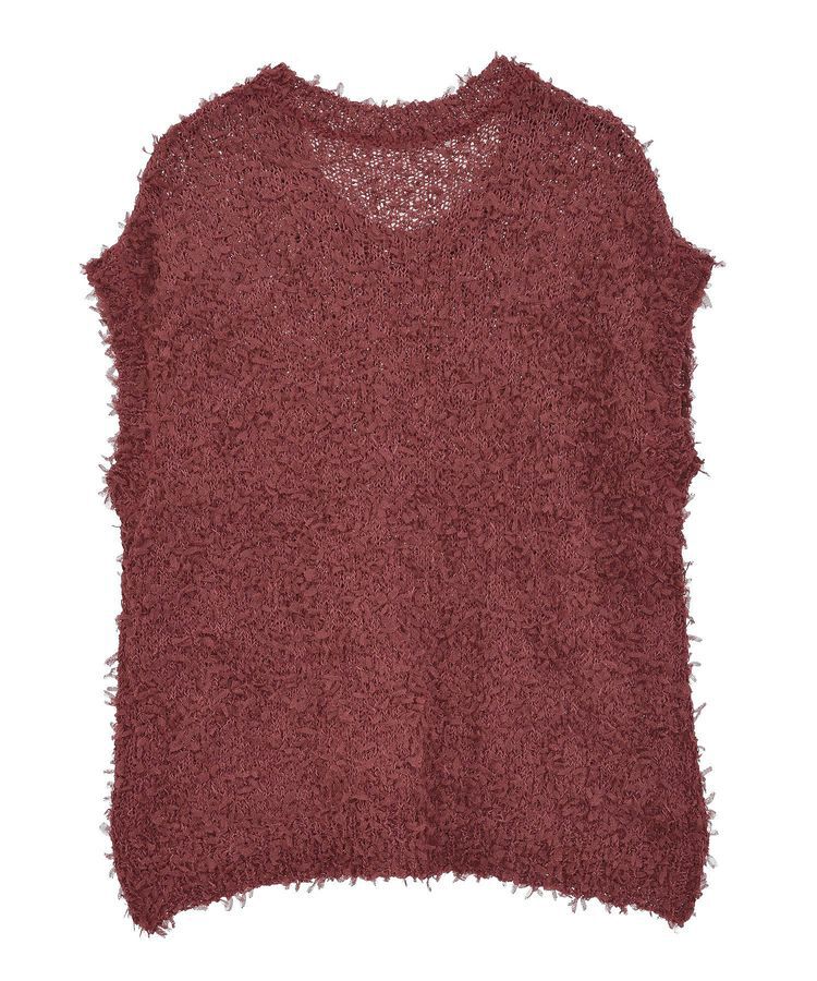 Green Parks「・swing by チュールヤーンワイドプルオーバー」|ベスト・ジレ|