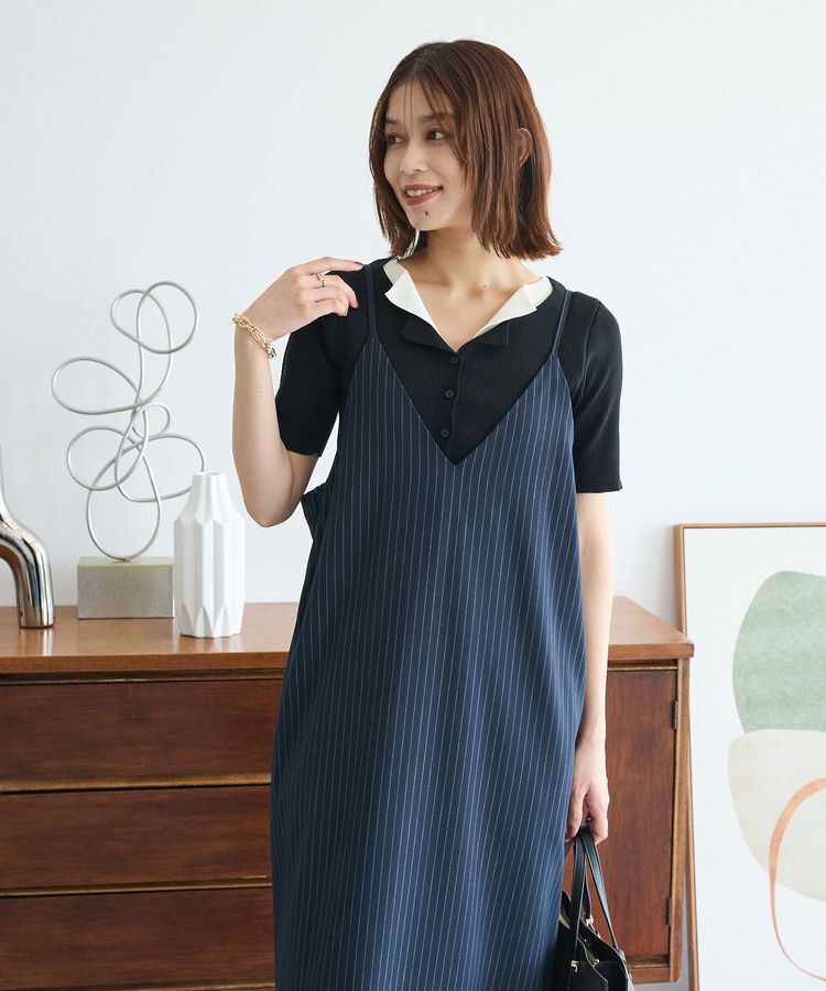 Green Parks「・Petit Fleur バイカラーレイヤードニット」|ニット・セーター|