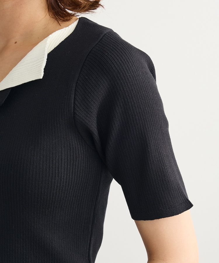 Green Parks「・Petit Fleur バイカラーレイヤードニット」|ニット・セーター|