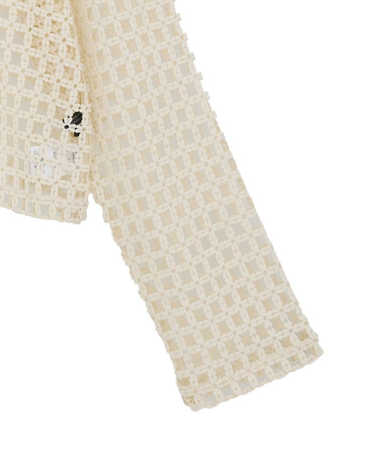 Green Parks「・SUGAR SPOON 2wayフラワーメッシュカーデ」|カーディガン|