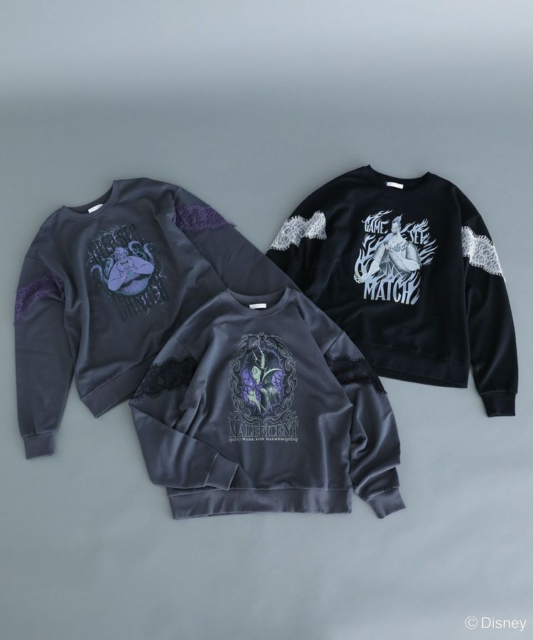 Green Parks「VILLAINS/レースドッキングプリントスウェット」|スウェット・ジャージ|