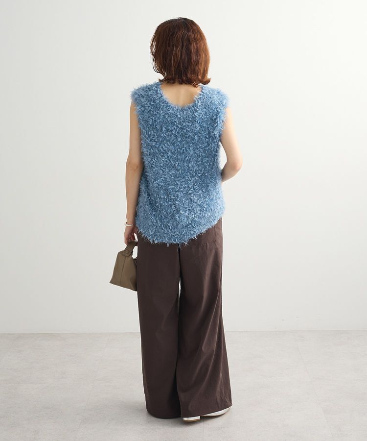 Green Parks「フェザーヤーンニットベスト」|ベスト・ジレ|