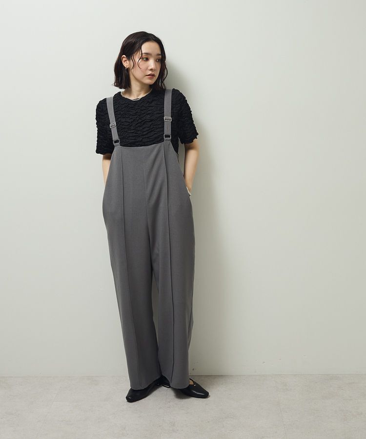 Green Parks「ピンタックサロペット」|オールインワン|