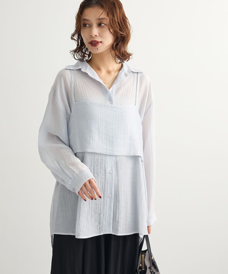 armonia「SET2点シアーシャツ+ビスチェ」|シャツ・ブラウス|