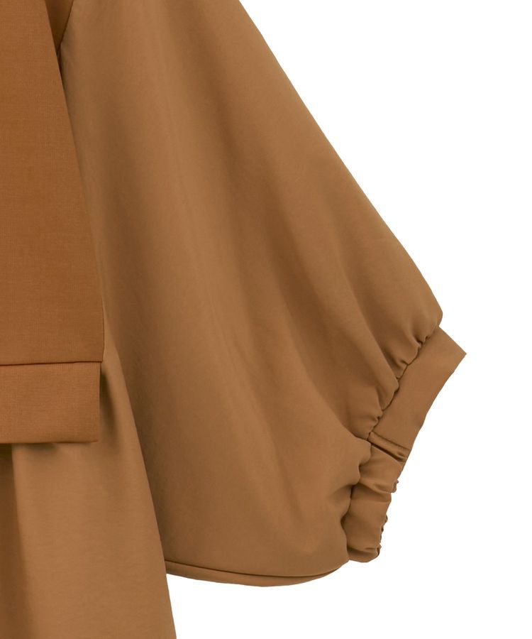 Green Parks「ベスト風7分袖ドッキングプルオーバー」|Tシャツ・カットソー|