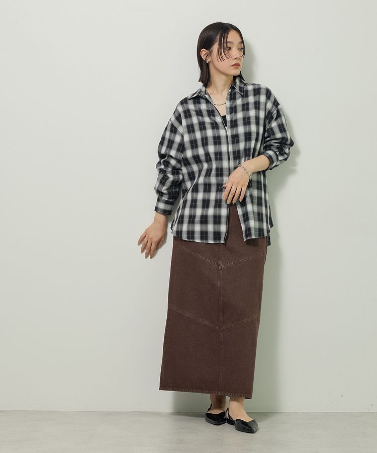 Green Parks「イージーケアアソートZIPシャツ」|シャツ・ブラウス|