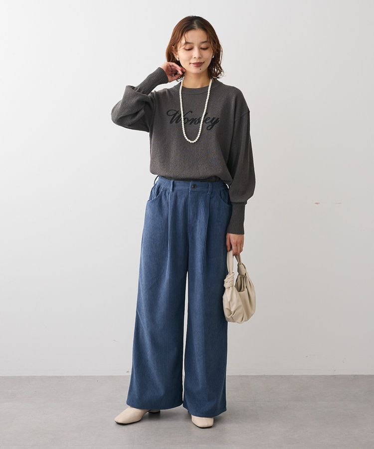 Green Parks「ブークレ-ロゴニットプルオーバー」|ニット・セーター|