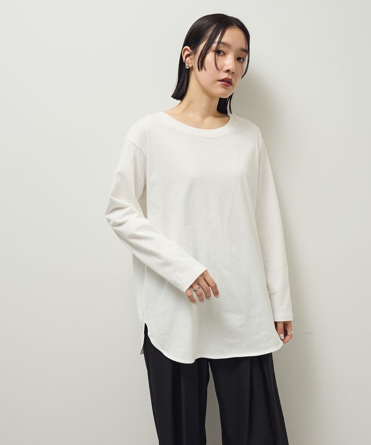 Green Parks「【WEB限定】裾ラウンドホワイトインナー」|インナー|