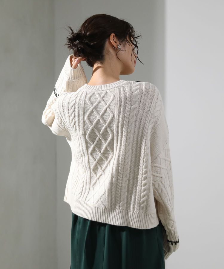 Green Parks「・ELENCARE DUE ハンドステッチケーブルニット」|ニット・セーター|