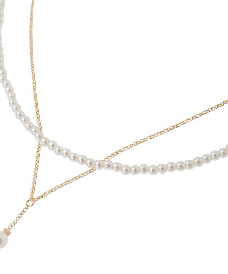 Green Parks「パール2連Y字ネックレス」|ネックレス|