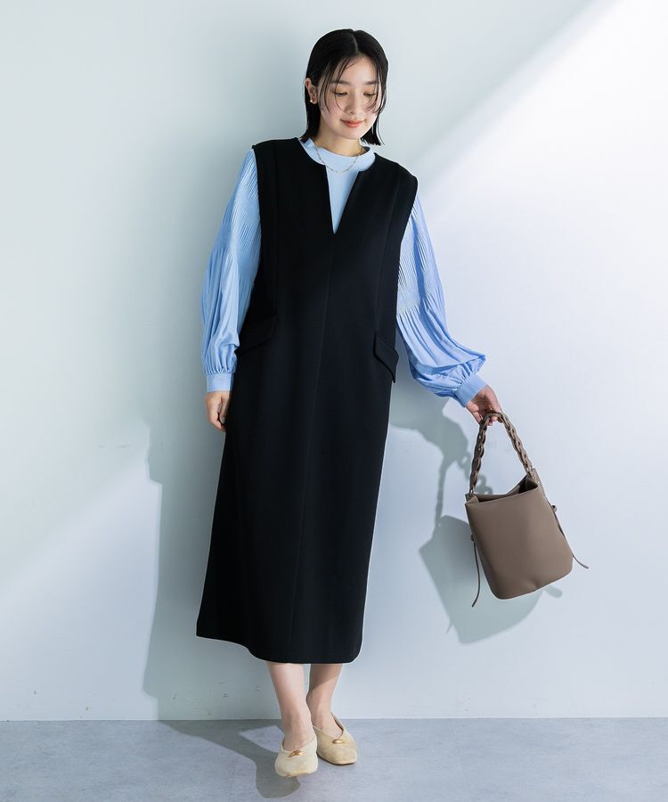 Green Parks「ダンボールスキッパージャンパースカート」|ジャンパースカート|